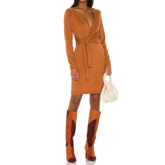 Song of Style | Dresses | Song Of Style Sammy Wrap Sweater Dress Revolve  Nwt | Poshmark